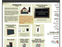 Tablet Screenshot of billyboardsmfg.com